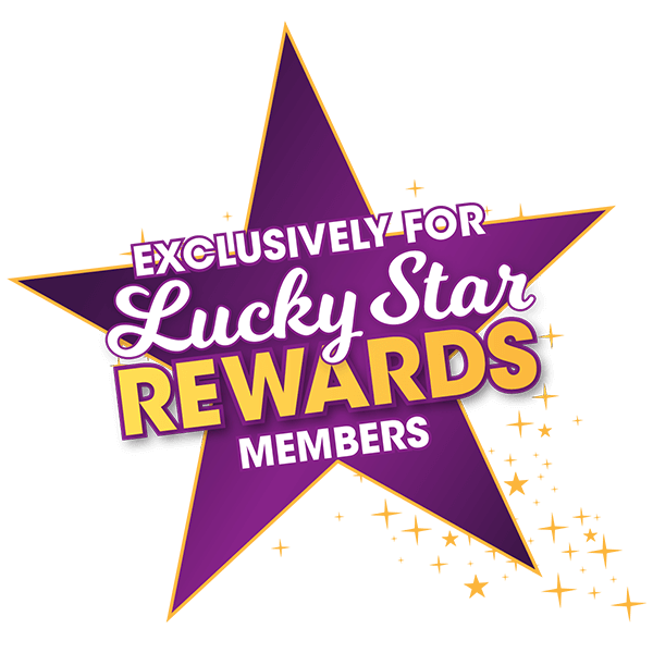 Exclusively for Lucky Star Rewards members badge