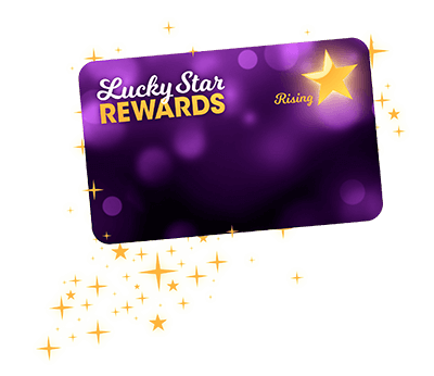 Lucky Star Rewards card