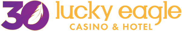 Lucky Eagle Hotel & Casino 30th Anniversary Logo