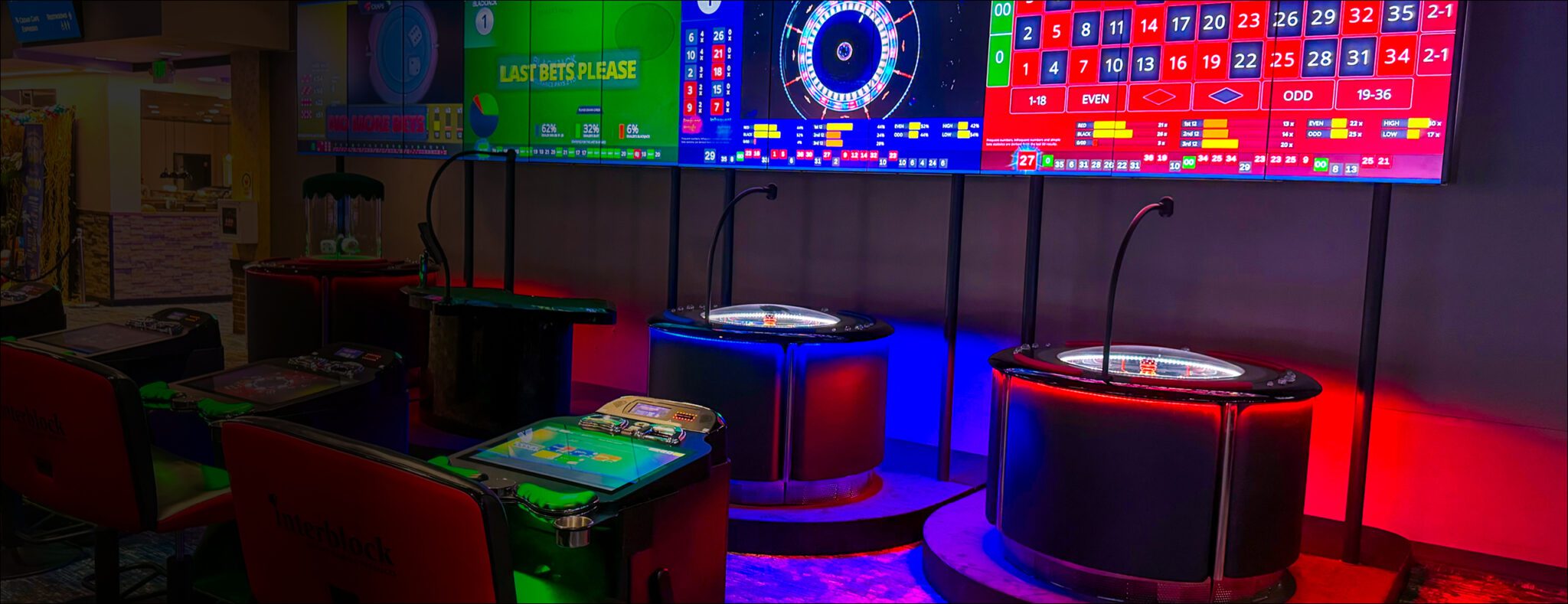Electronic Table Games - Lucky Eagle Casino