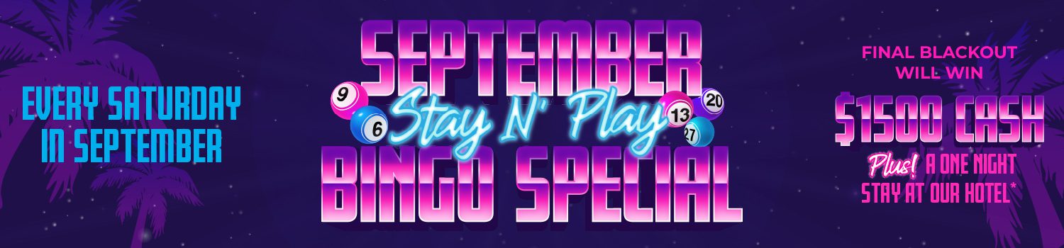 September Stay n' Play Bingo